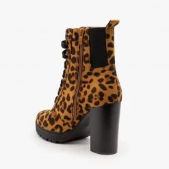 Refresh Combat Heel Booties Newest Arrivals