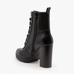 Refresh Combat Heel Booties Newest Arrivals