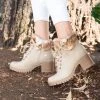 Delicious Shoes Combat Styled Booties