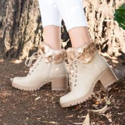 Delicious Shoes Combat Styled Booties