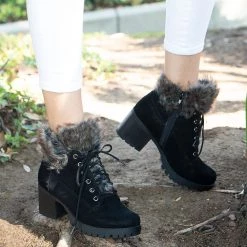 Delicious Shoes Combat Styled Booties
