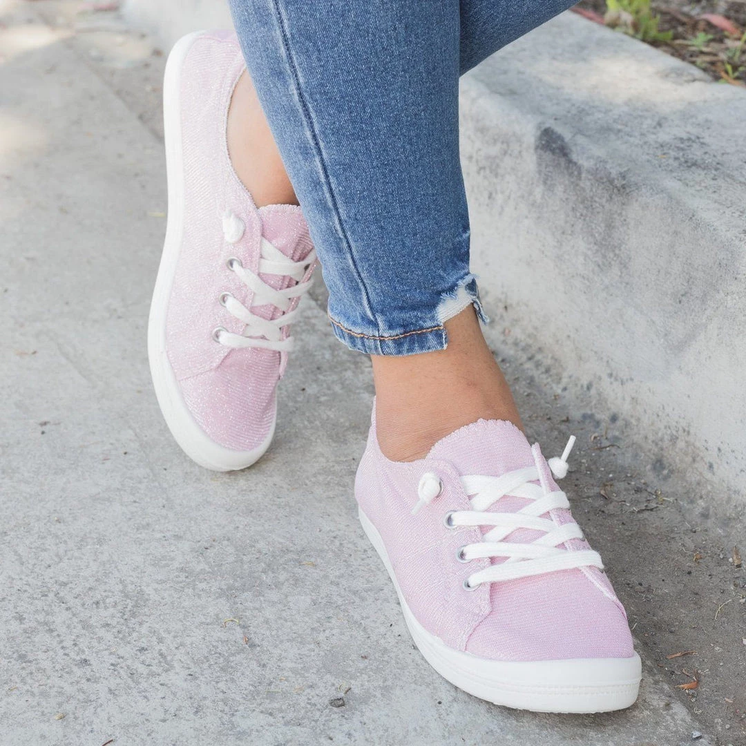 Forever Comfort Glitter Fashion Sneakers 6 Forever Comfort Glitter Fashion Sneakers