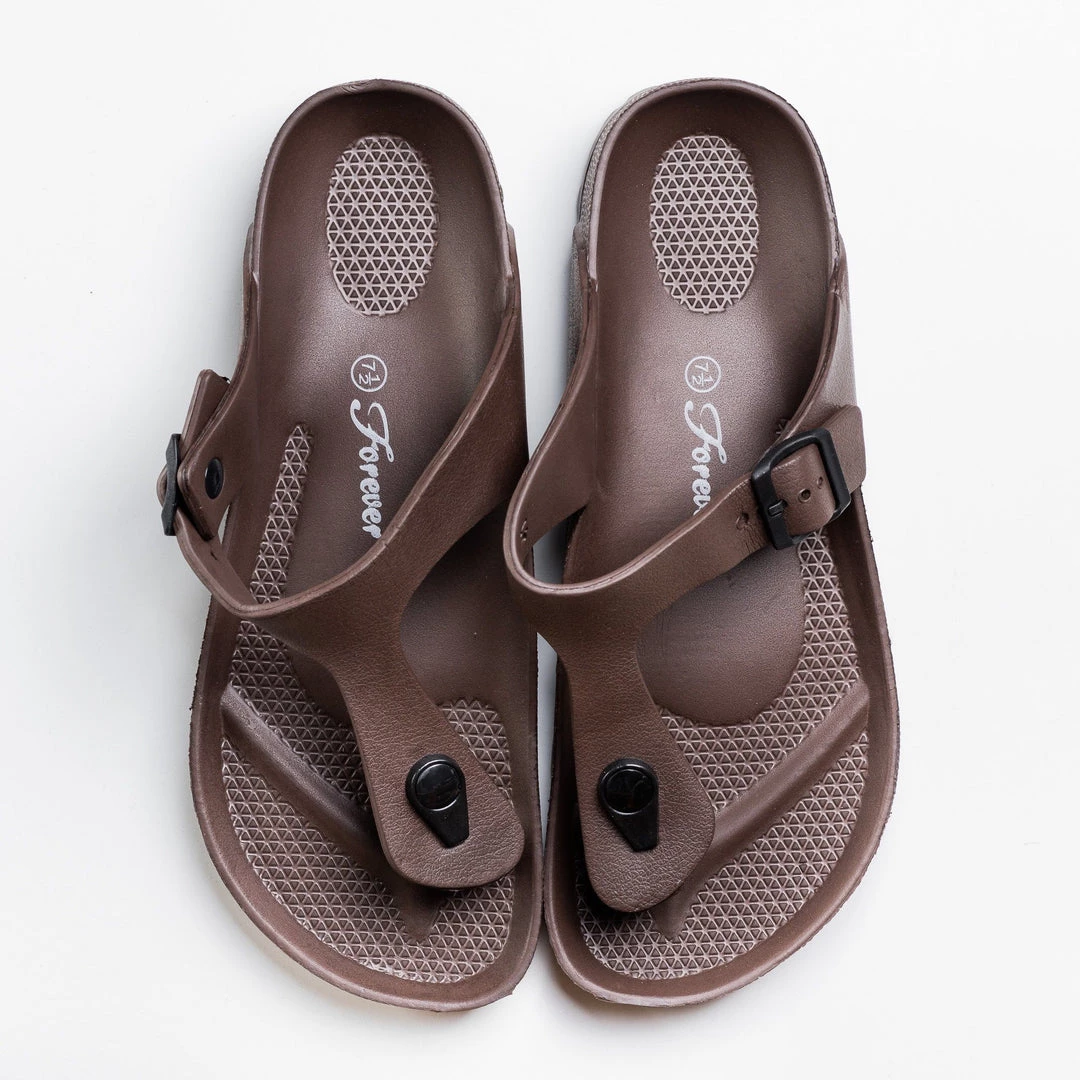 Forever Comfort Thong-Toed Slides Newest Arrivals 3 Forever Comfort Thong-Toed Slides Newest Arrivals