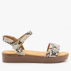 Qupid Shoes Newest Arrivals Comfy Buckled Slingback Sandals