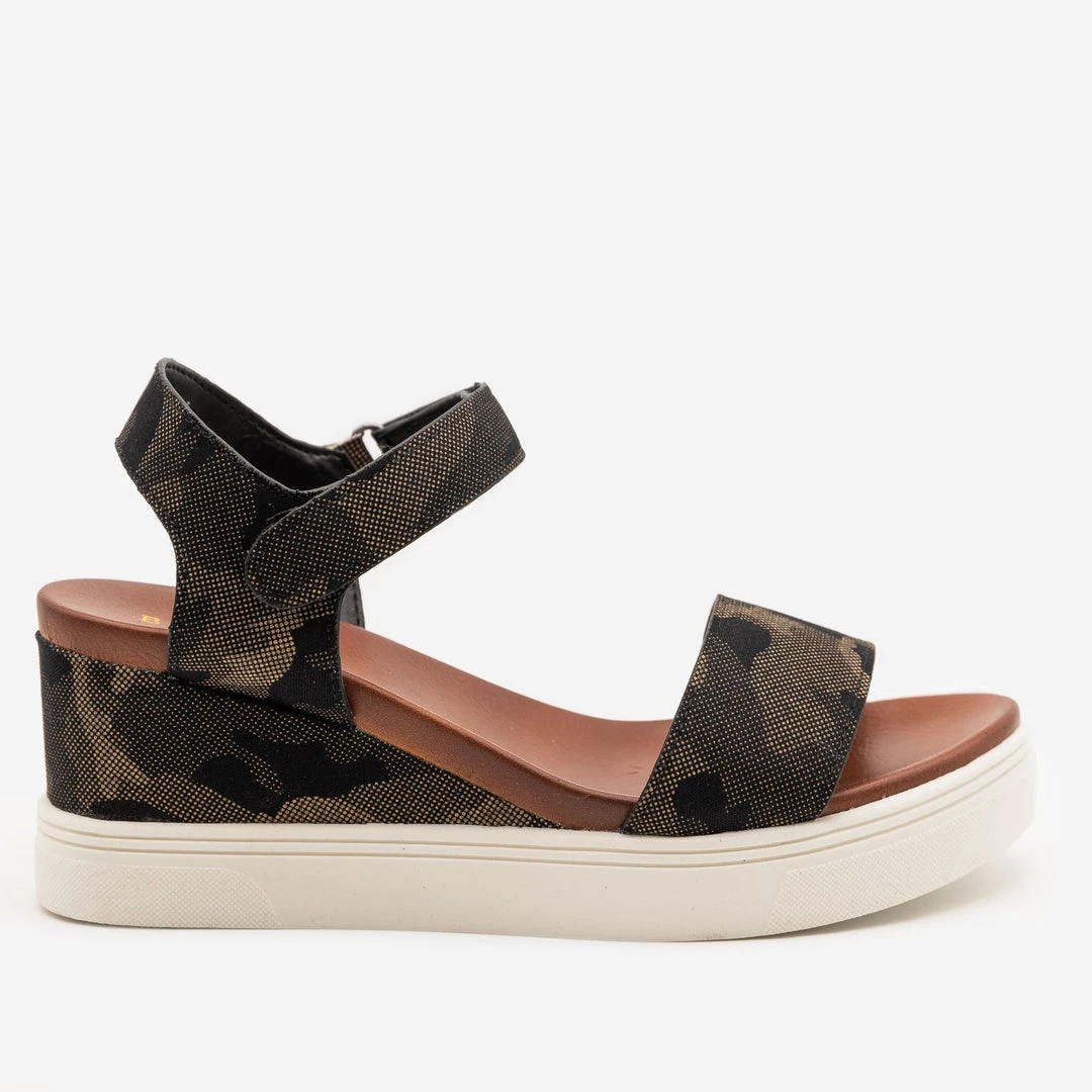 Bamboo Shoes Comfy Camo Sandal Wedges Newest Arrivals 1 Bamboo Shoes Comfy Camo Sandal Wedges Newest Arrivals