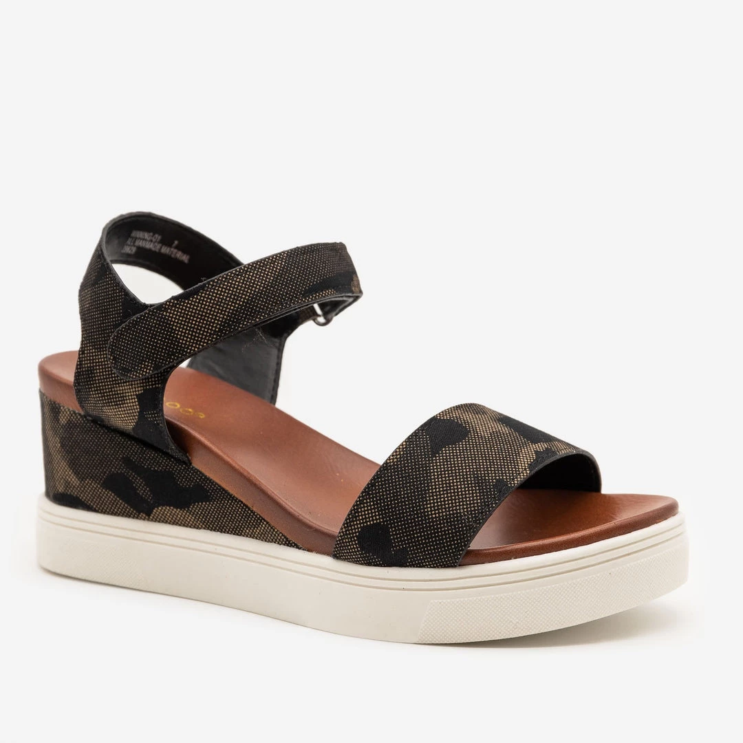 Bamboo Shoes Comfy Camo Sandal Wedges Newest Arrivals 2 Bamboo Shoes Comfy Camo Sandal Wedges Newest Arrivals