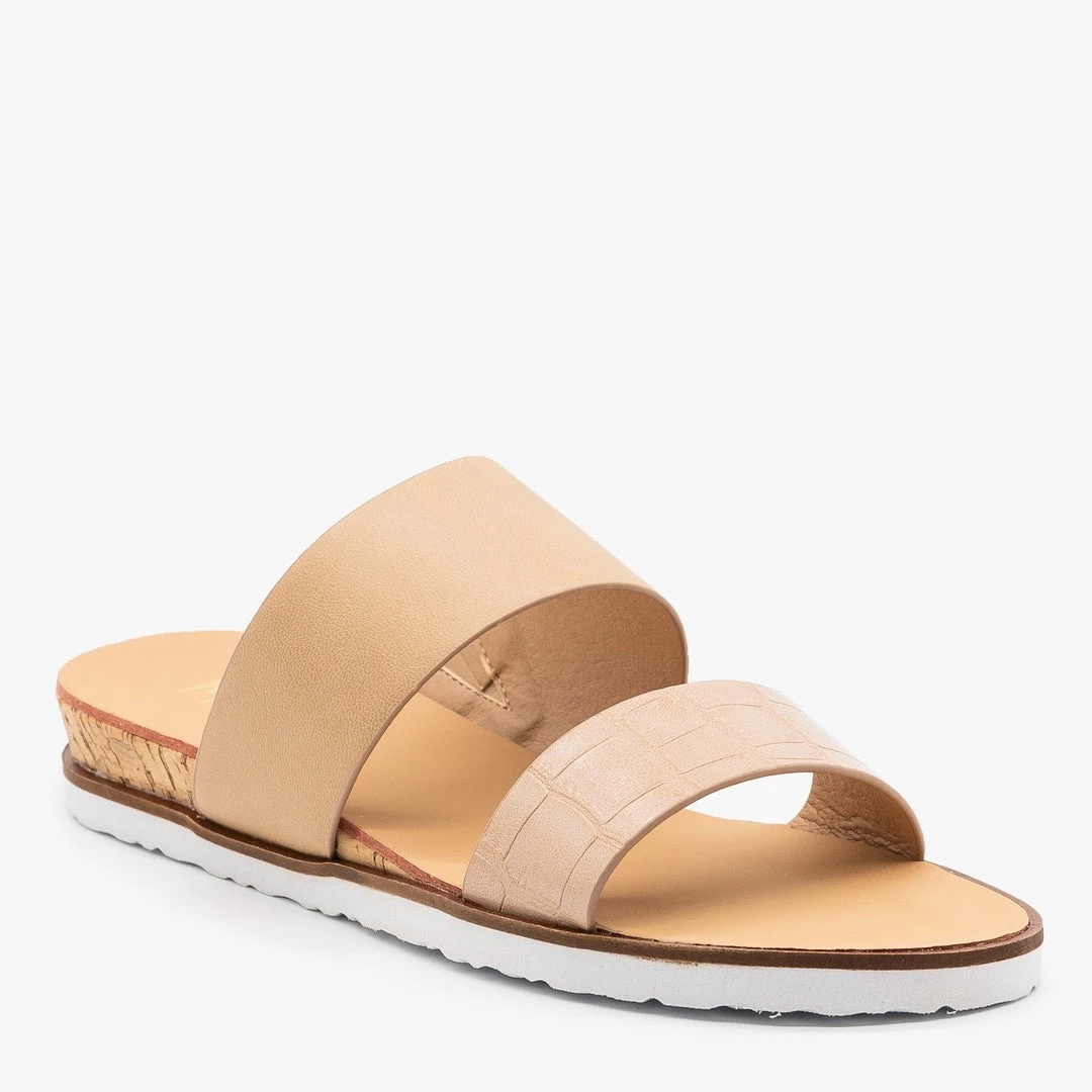 Mixx Shoes Comfy Chic Crocodile Print Sandals 5 Mixx Shoes Comfy Chic Crocodile Print Sandals