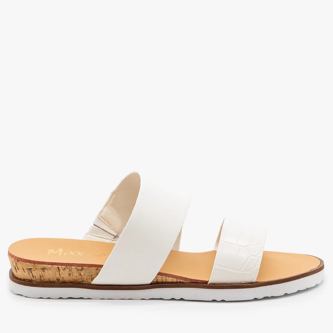 Mixx Shoes Comfy Chic Crocodile Print Sandals 2 Mixx Shoes Comfy Chic Crocodile Print Sandals