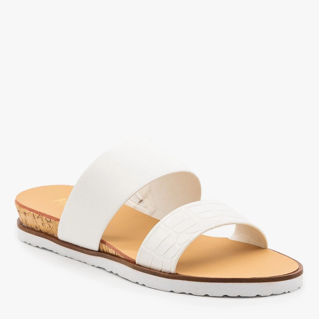 Mixx Shoes Comfy Chic Crocodile Print Sandals 1 Mixx Shoes Comfy Chic Crocodile Print Sandals