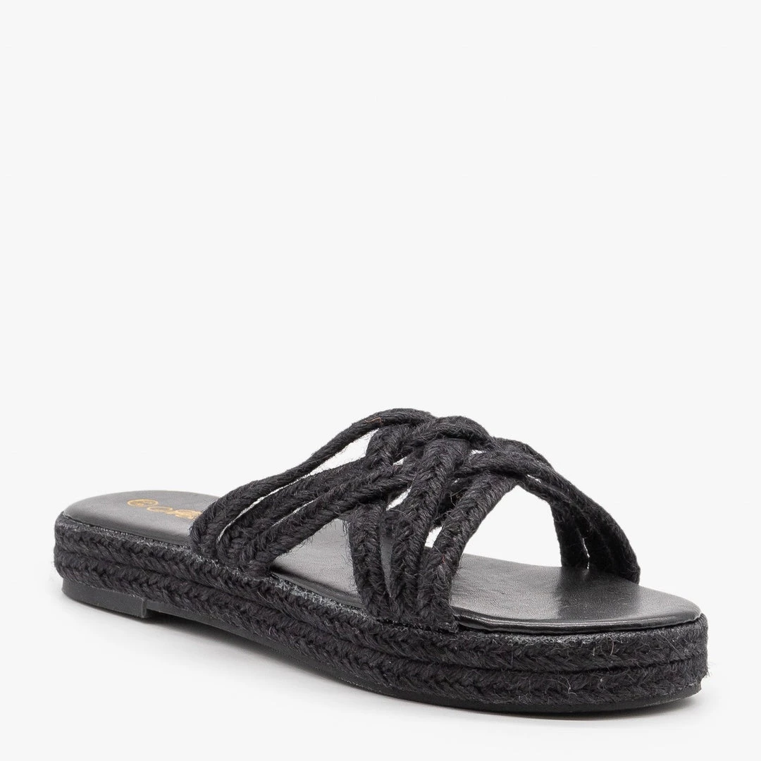 Mata Comfy Double-Espadrille Sandals Newest Arrivals 10 Mata Comfy Double-Espadrille Sandals Newest Arrivals