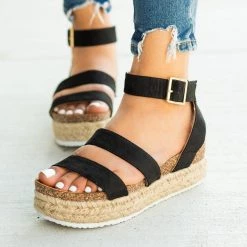 Bella Marie Newest Arrivals Comfy Double Strap Espadrille Flatforms 11 Bella Marie Newest Arrivals Comfy Double Strap Espadrille Flatforms
