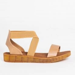 Forever Comfy Elastic Criss Cross Sandals