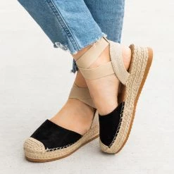 Top Moda Comfy Espadrille Elastic Flatforms Newest Arrivals