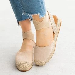 Top Moda Comfy Espadrille Elastic Flatforms Newest Arrivals