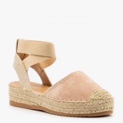 Top Moda Comfy Espadrille Elastic Flatforms Newest Arrivals