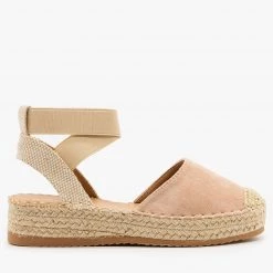 Top Moda Comfy Espadrille Elastic Flatforms Newest Arrivals