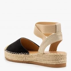 Top Moda Comfy Espadrille Elastic Flatforms Newest Arrivals