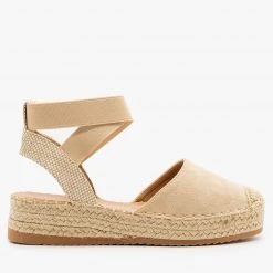 Top Moda Comfy Espadrille Elastic Flatforms Newest Arrivals