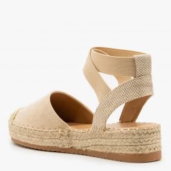 Top Moda Comfy Espadrille Elastic Flatforms Newest Arrivals