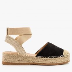 Top Moda Comfy Espadrille Elastic Flatforms Newest Arrivals