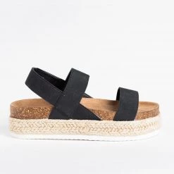 Olem Newest Arrivals Comfy Espadrille Flatform Sandals