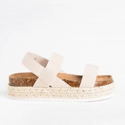 Olem Newest Arrivals Comfy Espadrille Flatform Sandals
