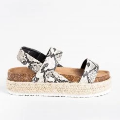 Olem Newest Arrivals Comfy Espadrille Flatform Sandals