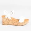 Top Moda Comfy Everyday Cork Sandal Wedges