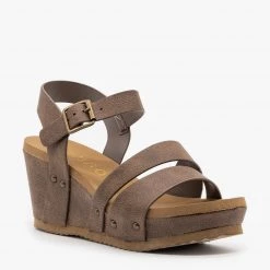 Bamboo Shoes Newest Arrivals Comfy Faux Leather Sandal Wedges 14 Bamboo Shoes Newest Arrivals Comfy Faux Leather Sandal Wedges