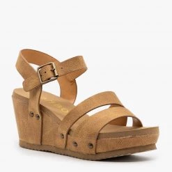 Bamboo Shoes Newest Arrivals Comfy Faux Leather Sandal Wedges 11 Bamboo Shoes Newest Arrivals Comfy Faux Leather Sandal Wedges
