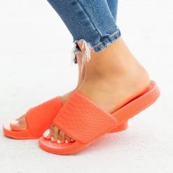 Forever Newest Arrivals Comfy Foam Neon Slides