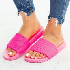Forever Newest Arrivals Comfy Foam Neon Slides
