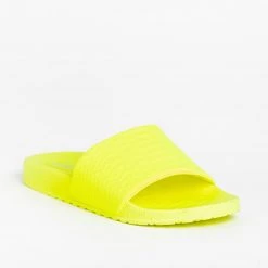 Forever Newest Arrivals Comfy Foam Neon Slides