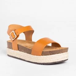 Qupid Shoes Newest Arrivals Comfy Insole Espadrille Flatform Sandals
