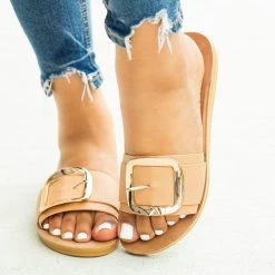 Cherish Newest Arrivals Comfy Jumbo Buckle Slip-On Sandals 13 Cherish Newest Arrivals Comfy Jumbo Buckle Slip-On Sandals