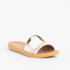 Cherish Newest Arrivals Comfy Jumbo Buckle Slip-On Sandals 9 Cherish Newest Arrivals Comfy Jumbo Buckle Slip-On Sandals