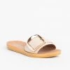 Cherish Newest Arrivals Comfy Jumbo Buckle Slip-On Sandals