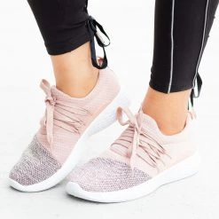 Qupid Shoes Comfy Knit Athleisure Sneakers Newest Arrivals