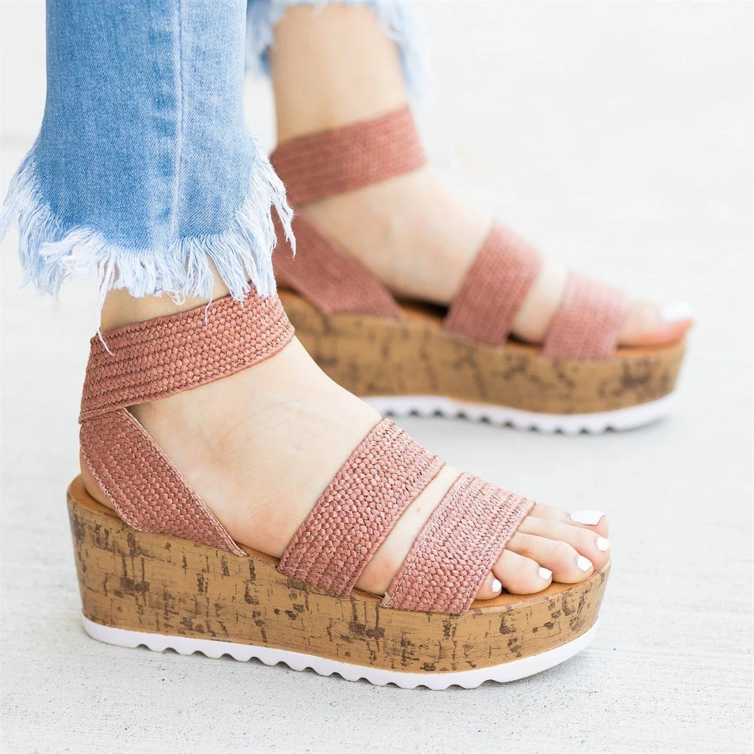 Wild Diva Shoes Comfy Knitted Cork Wedges Newest Arrivals 6 Wild Diva Shoes Comfy Knitted Cork Wedges Newest Arrivals