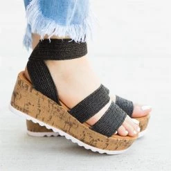 Wild Diva Shoes Comfy Knitted Cork Wedges Newest Arrivals 17 Wild Diva Shoes Comfy Knitted Cork Wedges Newest Arrivals