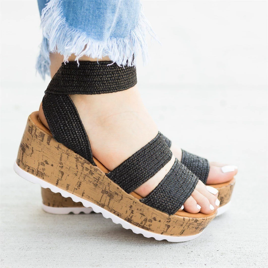 Wild Diva Shoes Comfy Knitted Cork Wedges Newest Arrivals 9 Wild Diva Shoes Comfy Knitted Cork Wedges Newest Arrivals