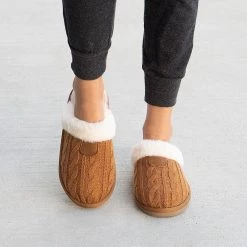 Forever Comfy Knitted Slippers