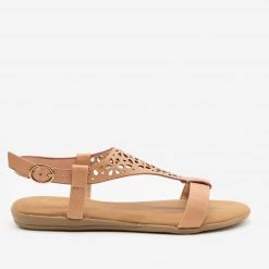 Bamboo Shoes Newest Arrivals Comfy Laser Cut Buckled Sandals 6 Bamboo Shoes Newest Arrivals Comfy Laser Cut Buckled Sandals