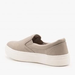 Soda Shoes Newest Arrivals Comfy Pinhole Slip On Sneakers