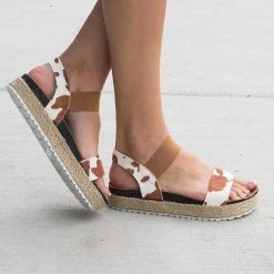 Refresh Comfy Printed Flatform Sandals Newest Arrivals