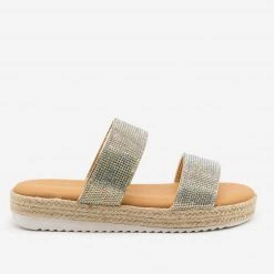 Bamboo Shoes Newest Arrivals Comfy Rhinestone Espadrille Slides 10 Bamboo Shoes Newest Arrivals Comfy Rhinestone Espadrille Slides