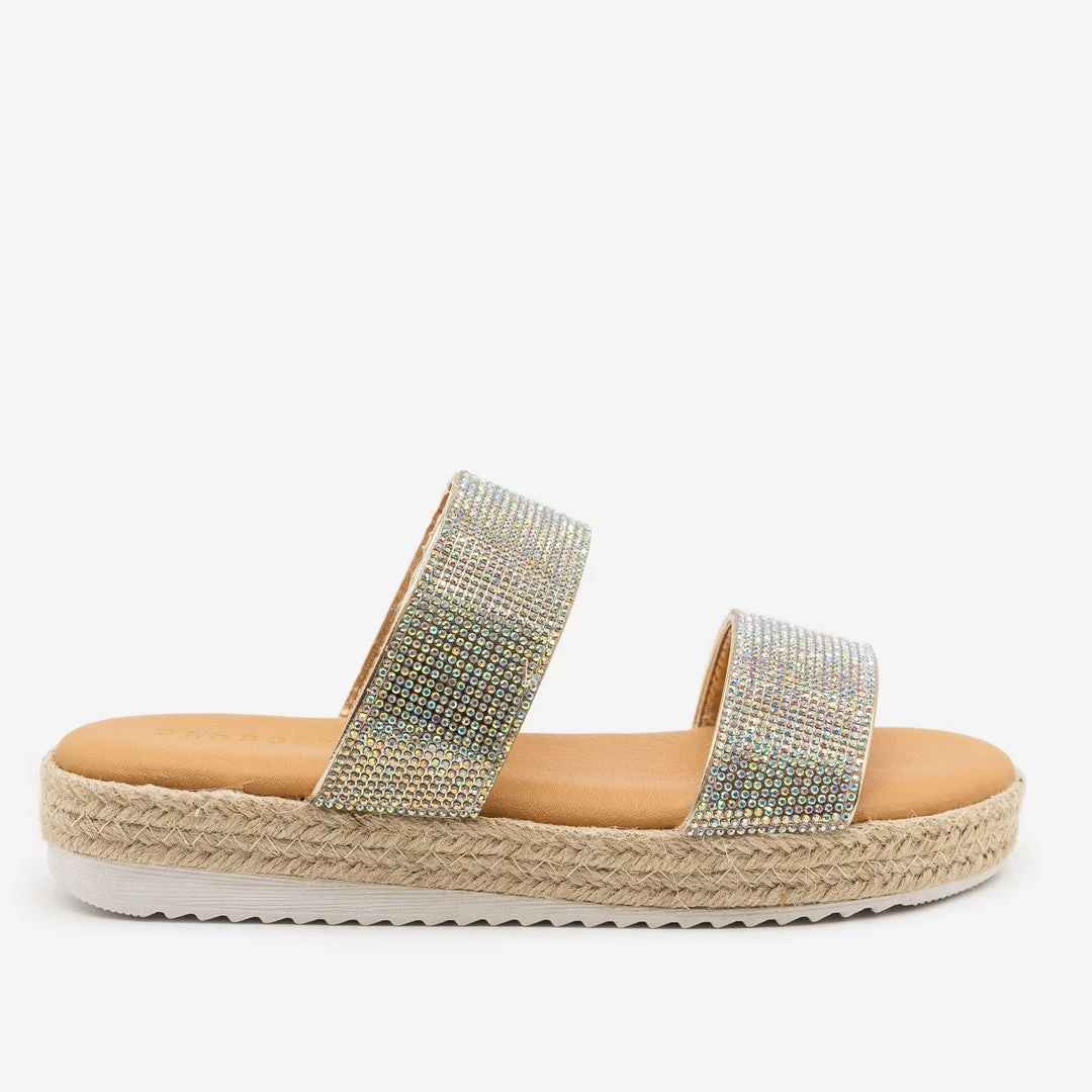 Bamboo Shoes Newest Arrivals Comfy Rhinestone Espadrille Slides 3 Bamboo Shoes Newest Arrivals Comfy Rhinestone Espadrille Slides