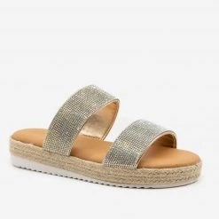 Bamboo Shoes Newest Arrivals Comfy Rhinestone Espadrille Slides 11 Bamboo Shoes Newest Arrivals Comfy Rhinestone Espadrille Slides