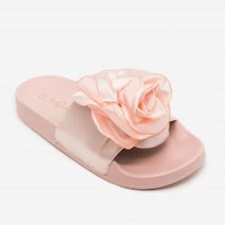 Soho Girls Newest Arrivals Comfy Rose Slides