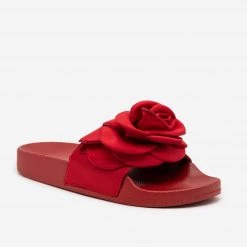 Soho Girls Newest Arrivals Comfy Rose Slides